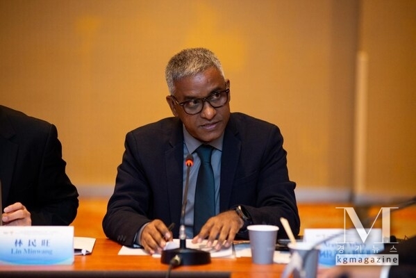 Aravind Balaji Yelery, an associate professor at Jawaharlal Nehru University, speaks at the BRICS Seminar on Governance and Cultural Exchange Forum 2025 in Rio de Janeiro, Brazil, June 30, 2025.