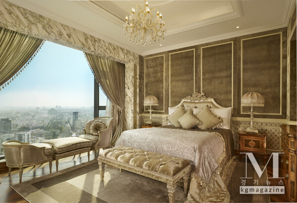 The Reverie Suite bedroom adorned with Provasi interior furnishings