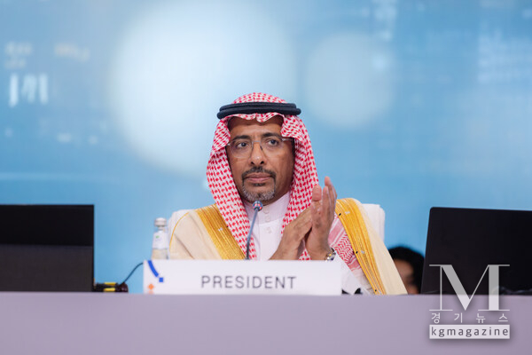 H.E. Bandar bin Ibrahim Alkhorayef, newly elected President of the 21st UNIDO General Conference