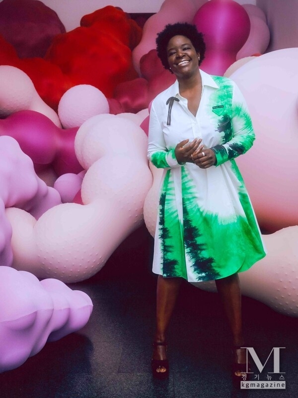 Elvira Dyangani Ose. Photographed by Emma Rahmani. Courtesy of Art Basel